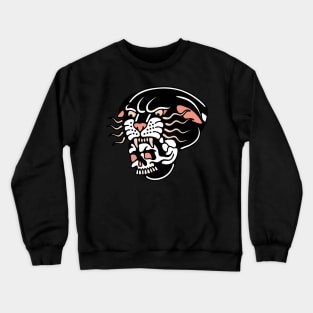 Black panther and skull Crewneck Sweatshirt